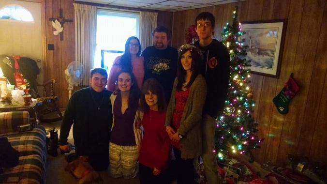 Bradley Family Photo during Christmas